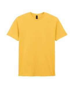 Tricou bumbac marime mare 3XL 4XL 5XL GALBEN