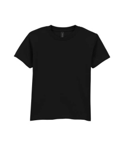 Tricou copii bumbac Gildan Midweight negru
