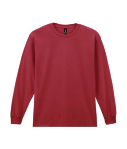 Tricou visiniu bumbac cu maneca lunga 3X 4XL 5XL marime mare - ADOR.ro