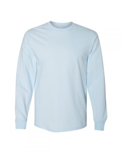 TRICOU cu maneca lunga GILDAN HAMMER albastru deschis