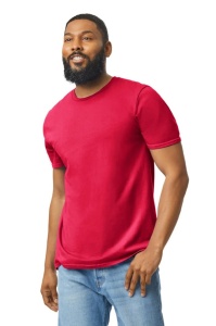 Tricou bumbac Gildan Softstyle rosu