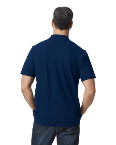 TRICOU unisex POLO bumbac GILDAN Softstyle® albastru navy - 64800 - tricou polo pentru personalizare - ADOR.ro