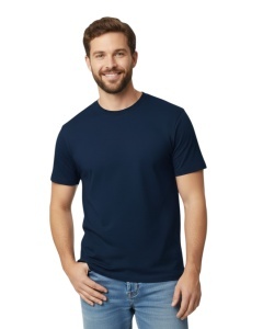 TRICOU bumbac unisex GILDAN MidWeight ® navy
