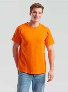Tricou simplu bumbac barbati/ unisex orange portocaliu Fruit of the Loom Valueweight