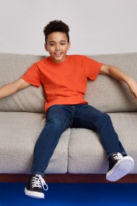 TRICOU copii alb GILDAN Softstyle® - Img 3