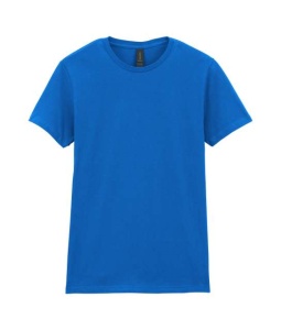 Tricou dama bumbac Gildan Softstyle albastru royal