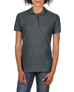 TRICOU dama POLO GILDAN Premium gri inchis
