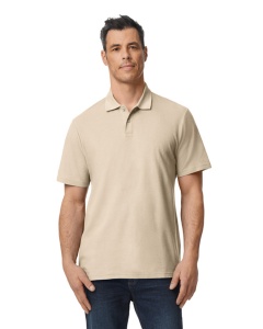 TRICOU POLO GILDAN Softstyle® crem sand