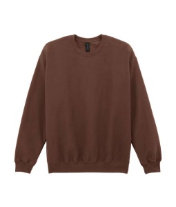 Bluza vatuita Gildan Midweight maro cocoa