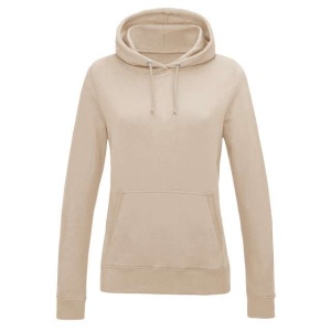 Hanorac  dama cu gluga crem JustHoods : ADOR.ro : personalizare broderie, serigrafie, dtf
