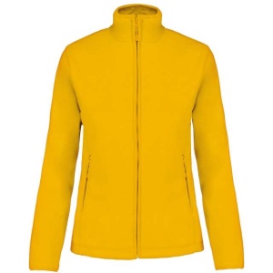 Polar Dama maneca lunga galben - Kariban Maureen - echipament lucru in frig - personalizare broderie - ADOR.ro