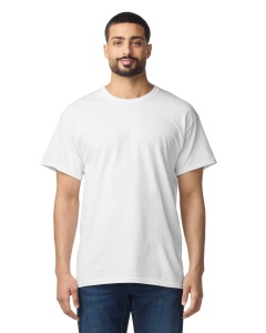 TRICOU bumbac GILDAN Heavy Cotton alb  unisex - tricou basic pentru evenimente - gi5000- depozit en-gros ADOR.ro