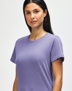 TRICOU bumbac femei GILDAN Midweight violet - tricou simplu pentru personalizat uniforme - 65000l - Tricouri ADOR.ro