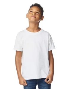 TRICOU copii alb GILDAN Softstyle®
