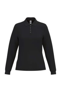 TRICOU cu maneca lunga dama polo IdealBasic negru