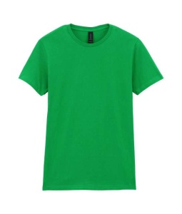 Tricou dama bumbac Gildan Softstyle verde irish