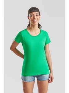 TRICOU damă verde kelly FRUIT of the LOOM Valueweight