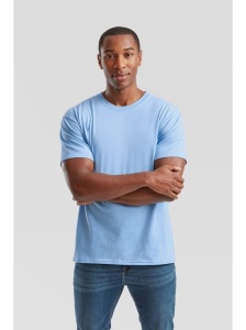 TRICOU albastru deschis unisex FRUIT of the LOOM Valueweight