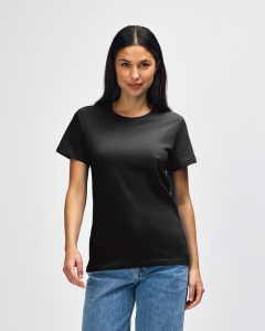 TRICOU bumbac dama GILDAN Midweight negru