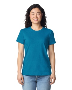TRICOU bumbac damă GILDAN SoftStyle ® albastru antique sapphire