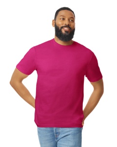 TRICOU bumbac GILDAN SoftStyle ® roz heliconia