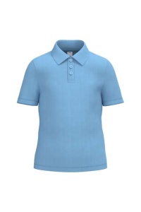 TRICOU bumbac POLO copii IdealBasic albastru sky
