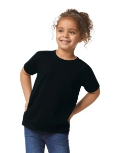 Tricou copii bumbac negru 2 3 4 5 6 ani Gildan toddler 5100P