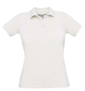 Tricou bumbac polo dama alb - ieftin - ADOR.ro