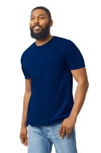 Tricou barbati bumbac Gildan Midweight  albastru navy