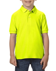 TRICOU POLO copii Gildan Pique galben neon