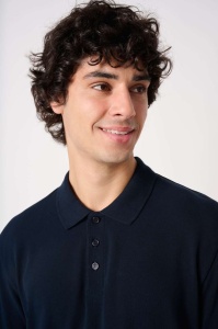 TRICOU POLO mânecă lungă IdealBasic negru - Img 4