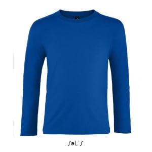 Tricou cu maneca lunga bumbac de copii Sols Imperial albastru royal