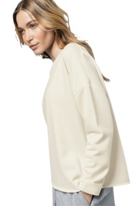 Bluza femei oversize alb /crem Kariban -  depozit en-gros ADOR.ro