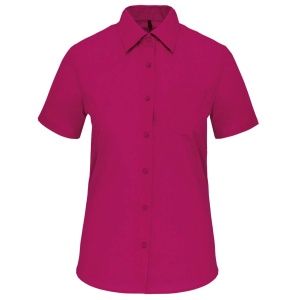 Camasa Dama maneca scurta Kariban Judith roz fucsia
