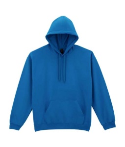 Hanorac unisex cu gluga si buzunar albastru royal