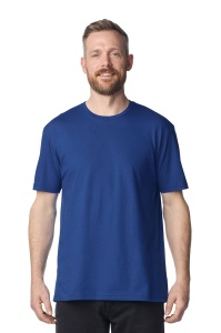 TRICOU unisex bumbac GILDAN Softstyle® albastru royal inchis - tricou basic pentru evenimente - 64000 - depozit en-gros ADOR.ro