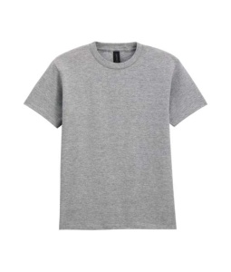 Tricou copii Gildan Midweight gri sport