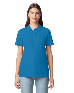 Tricou dama polo GILDAN Softstyle® albastru sapphire