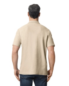 TRICOU unisex POLO bumbac GILDAN Softstyle® crem sand - 64800 - tricou polo pentru echipament - ADOR.ro