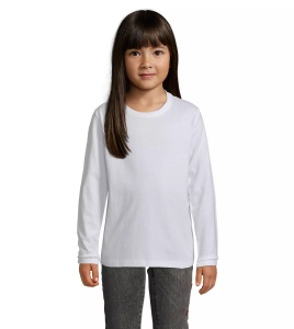 Tricou copii cu maneca lunga bumbac pentru uniforma