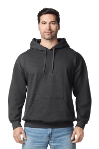 Hanorac cu Gluga Gildan Midweight negru heather - Img 2
