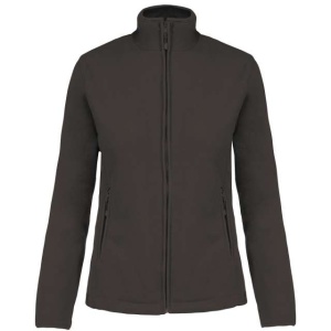 Polar Dama maneca lunga gri inchis - Kariban Maureen - echipament lucru in frig - personalizare broderie - ADOR.ro