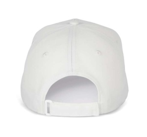 Sapca K-up 6 panele alba- prindere cu scai - personalizabila prin broderie, serigrafie, dtf - depozit ADOR.ro