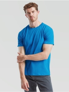 TRICOU albastru azure barbati FRUIT of the LOOM