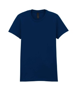 Tricou simplu dama bumbac Gildan Midweight albastru navy