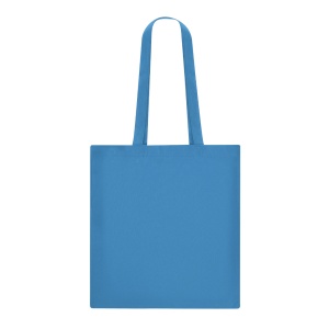 Sacosa basic bumbac bretele lungi 140g Turkal albastru  ieftina - geanta pentru imprimat - ADOR.ro