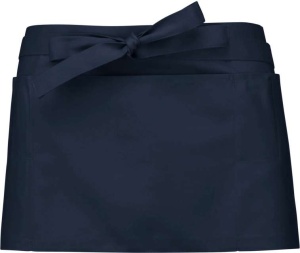 Apron scurt navy cu buzunar Kariban