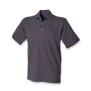 Tricou Barbati Polo bumbac Henbury gri charcoal