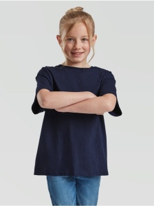 TRICOU bumbac copii albastru navy FRUIT of the LOOM Valueweight