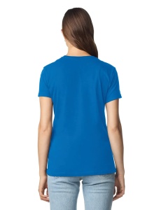 TRICOU femei bumbac GILDAN Softstyle® albastru royal- tricou basic pentru personalizari - 64000l - depozit en-gros ADOR.ro